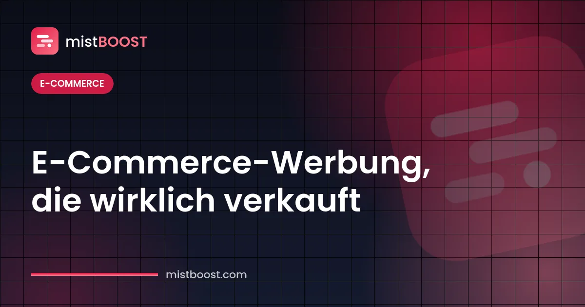 Funnel- und Verkaufsstrategie einer E-Commerce-Agentur für Onlineshop-Werbung