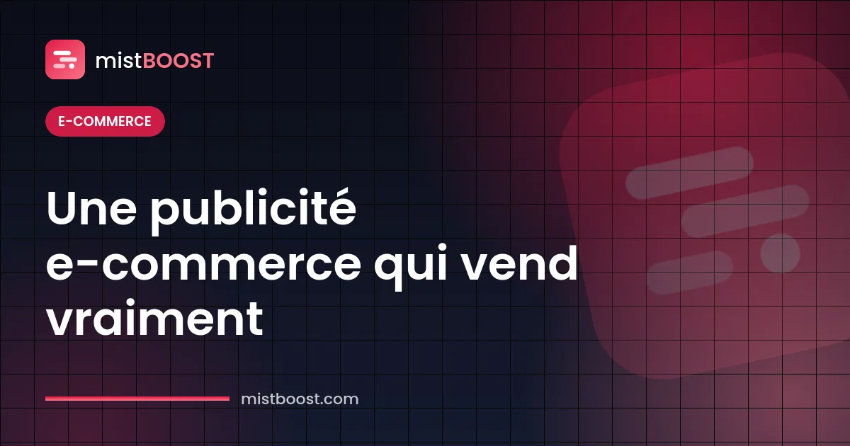 Schéma du tunnel de vente et de la stratégie d'une agence publicité e-commerce