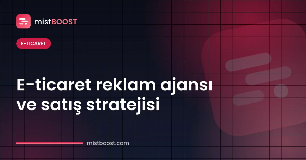 E-ticaret reklam ajansı satış odaklı kampanya stratejisi şeması